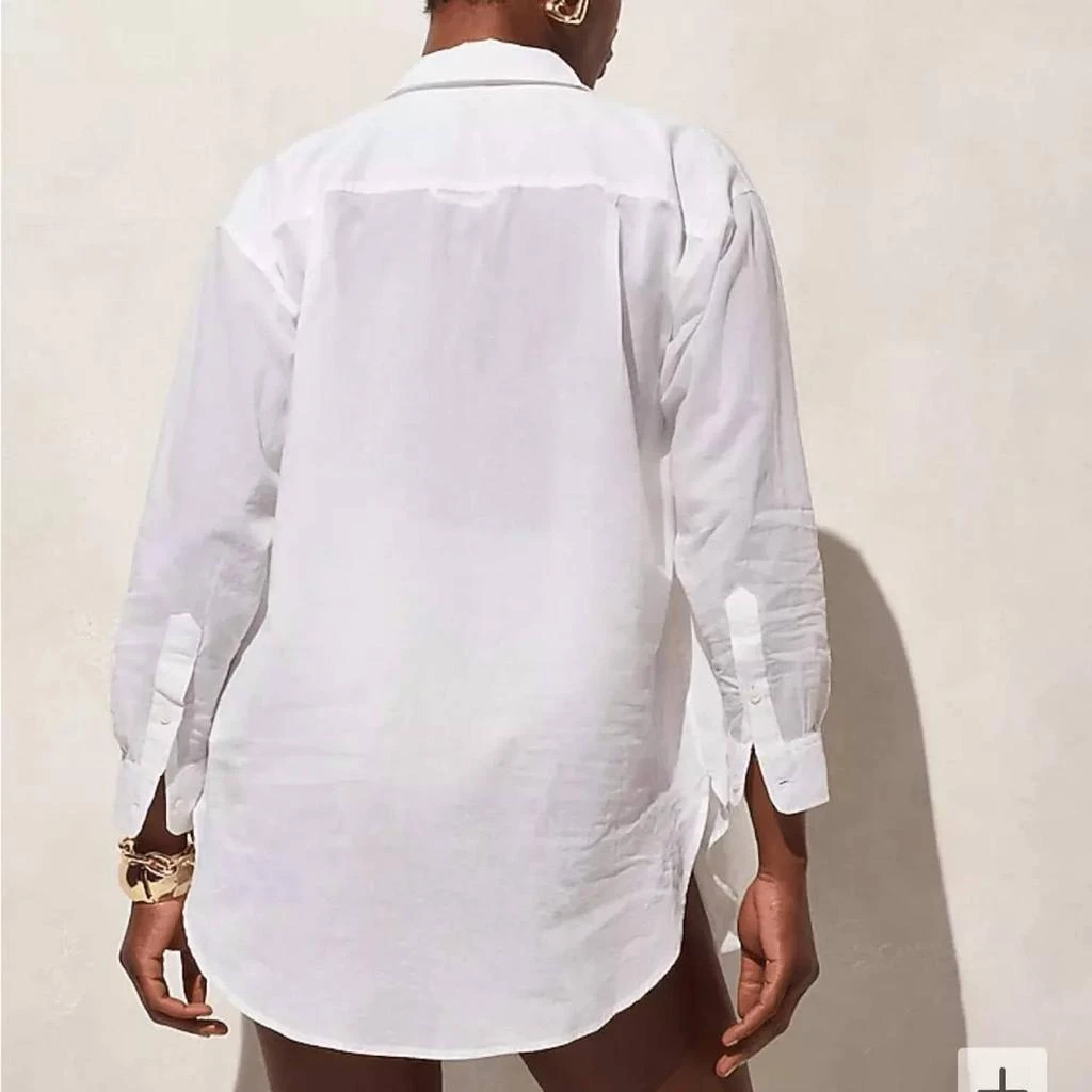 J. Crew J.Crew - Button-up Cotton Voile Shirt 2