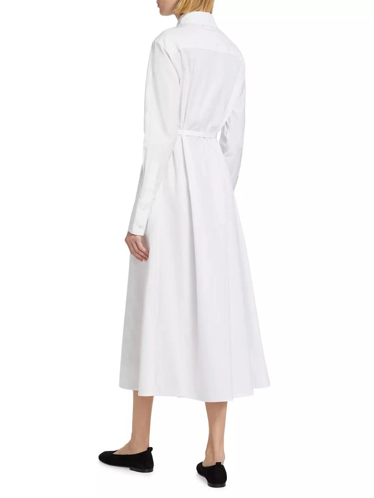 Co Cotton Poplin Tie-Waist Shirtdress 5