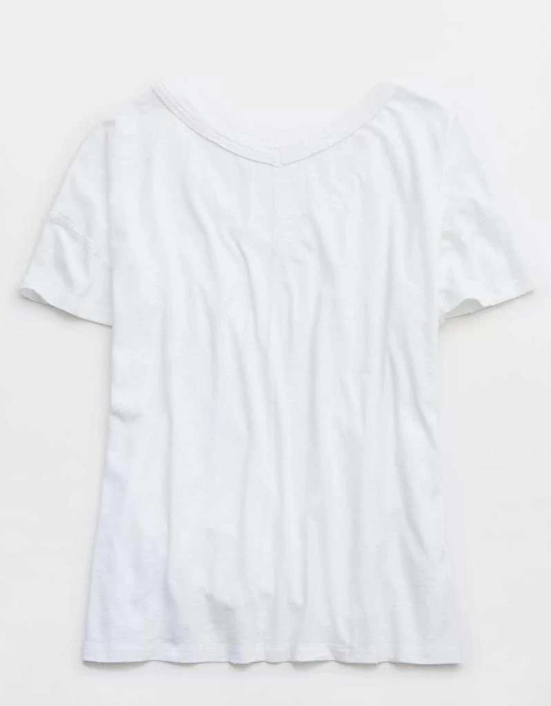 Aerie Aerie Oversized V-Neck Boyfriend T-Shirt 4