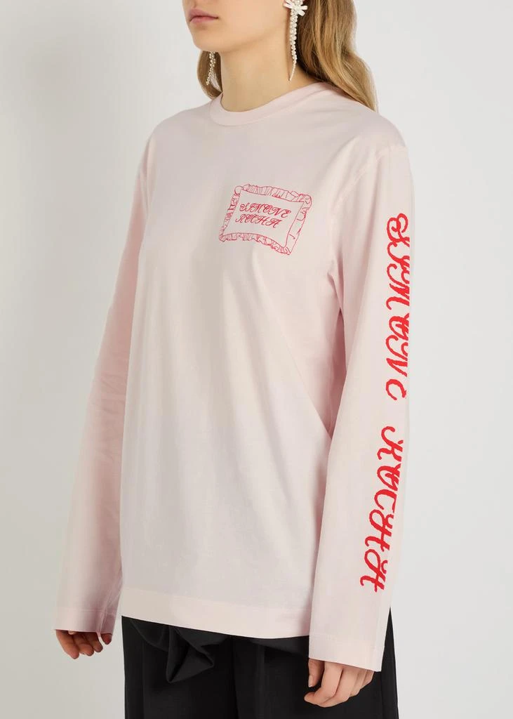 Simone Rocha Pillowcase printed cotton T-shirt 2