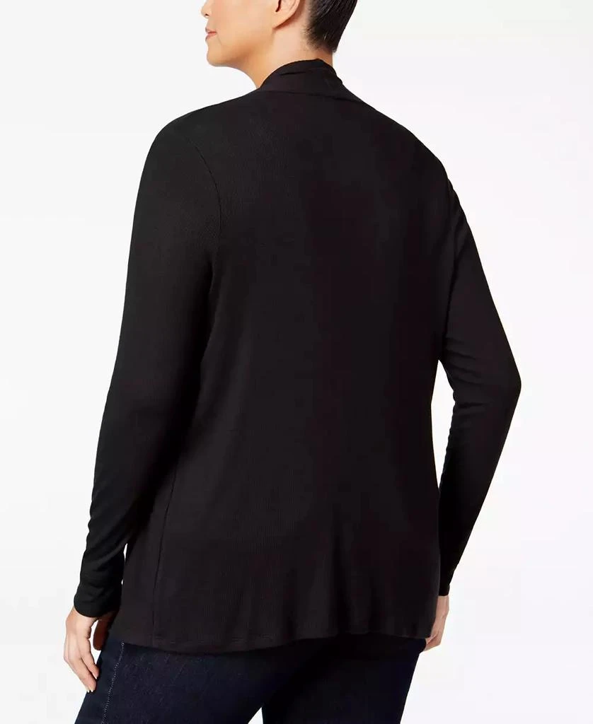 INC International Plus Size Draped Cardigan, Created for Macy's 2