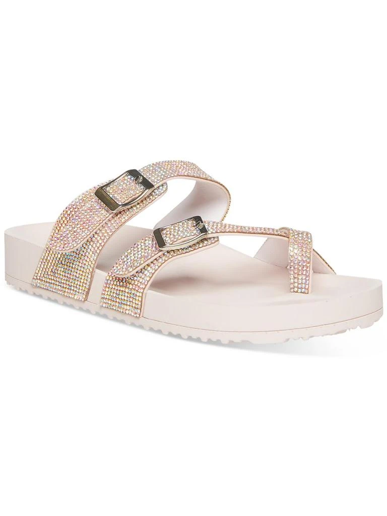 Madden Girl Twila-R Womens Slip On Dressy Slide Sandals 5