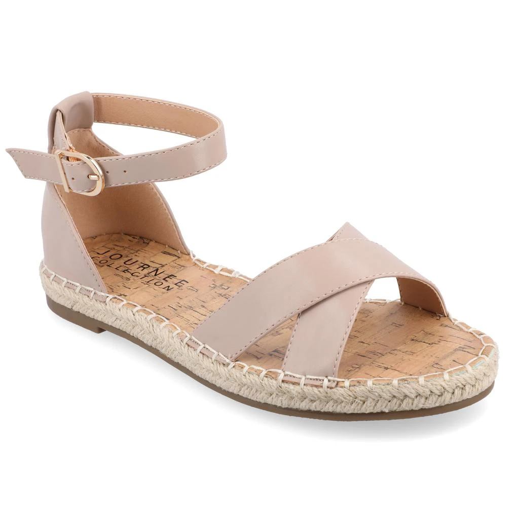 Journee Collection Collection Women's Wide Width Lyddia Sandal 7