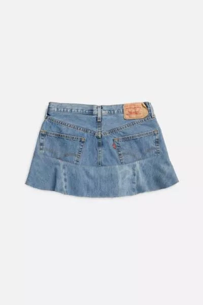 Frankie Collective Rework Denim Flounce Skirt 008 2