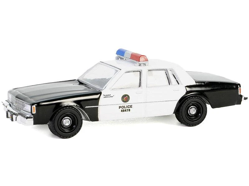 Greenlight 1982 Chevrolet Impala "LAPD (Los Angeles Police Department)" Black and White "Hobby Exclusive" Series 1/64 2