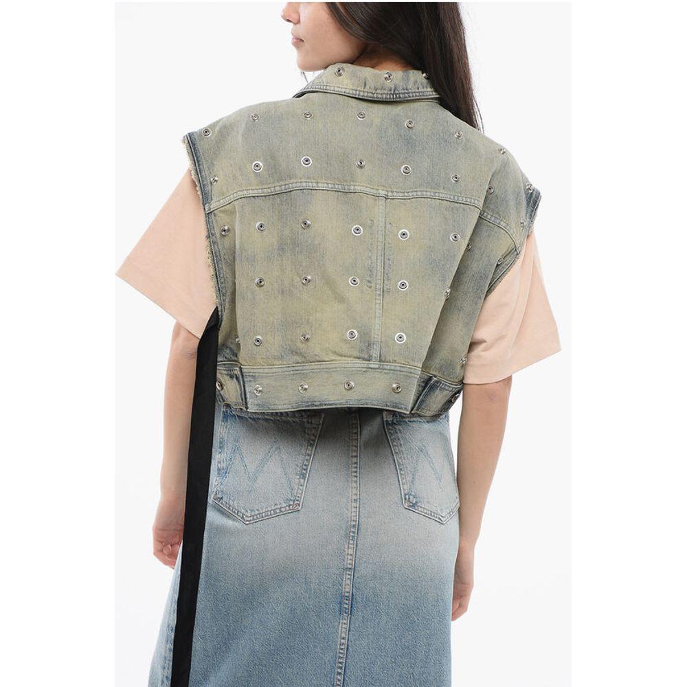 Rick Owens Cropped Jacket with Women's Laces