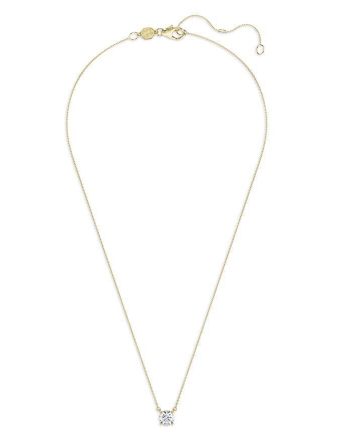 Swarovski Eternity Certified Lab Grown Diamond Solitaire Pendant Necklace, 15.87-17.87"