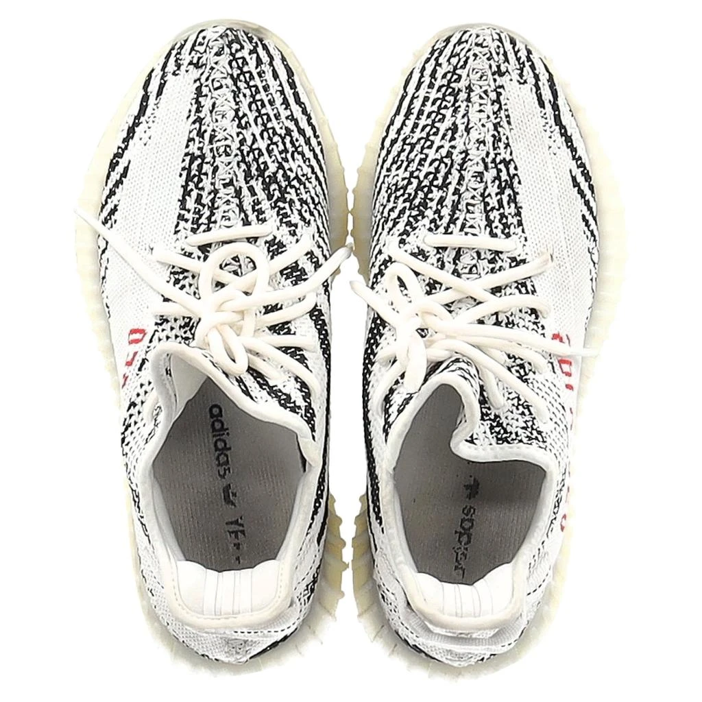 YEEZY Yeezy Boost 350 V2 Zebra Sneakers in White Cotton 3