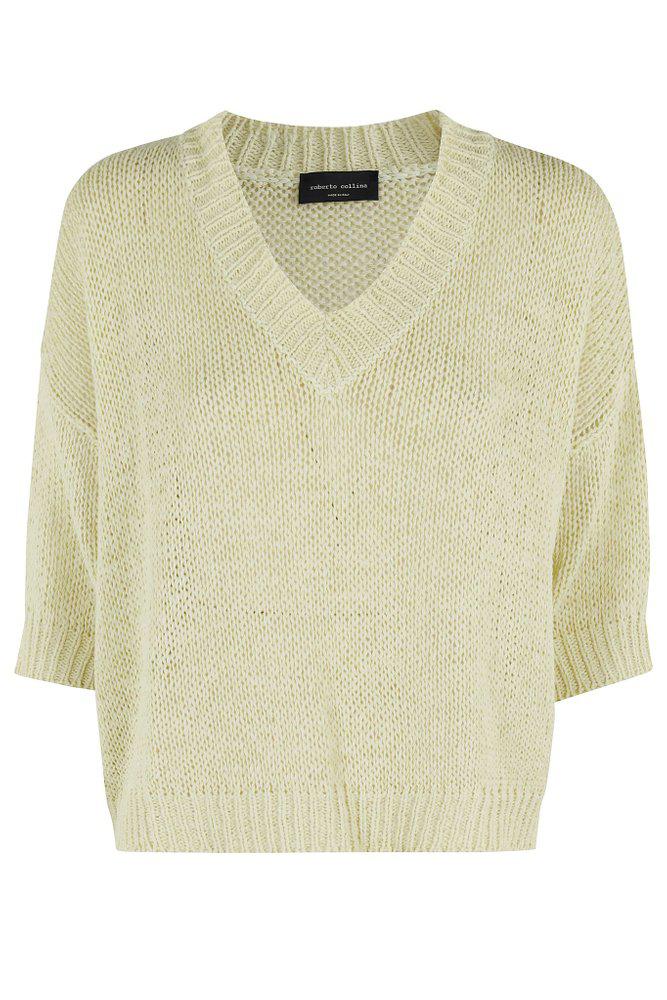 ROBERTO COLLINA Roberto Collina V-Neck Knitted Jumper
