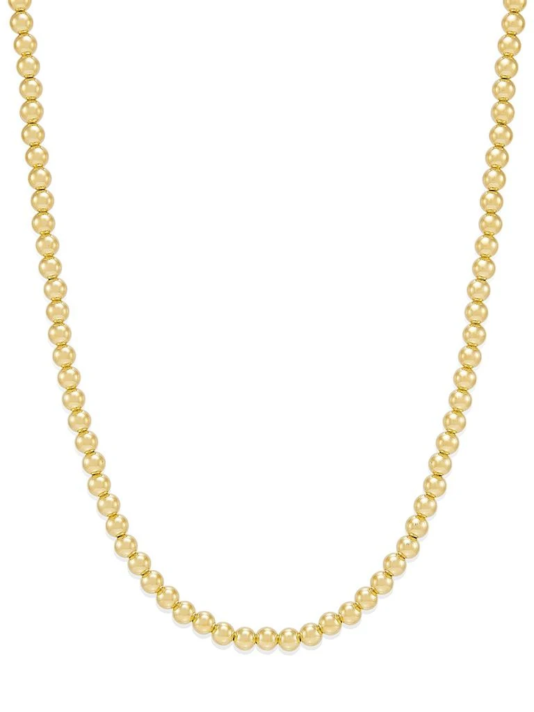 Saks Fifth Avenue 14K Goldplated Silver Beaded Necklace