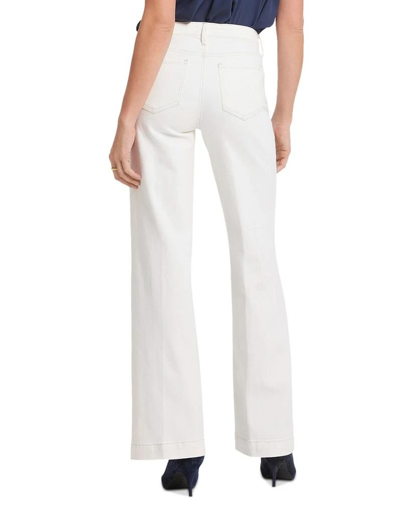 NYDJ Teresa High Rise Wide Leg Jeans in Winter White 2