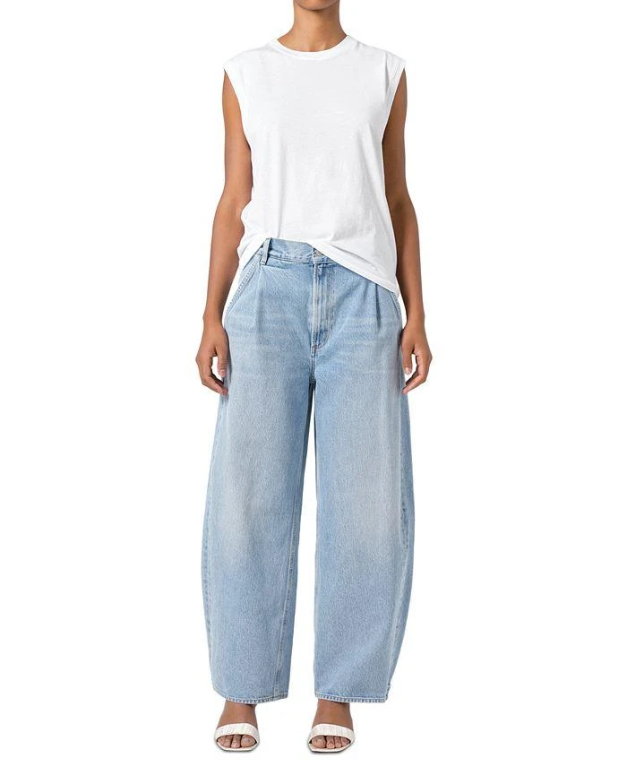 AGOLDE Darsha High Rise Wide Leg Jeans in Replica 2