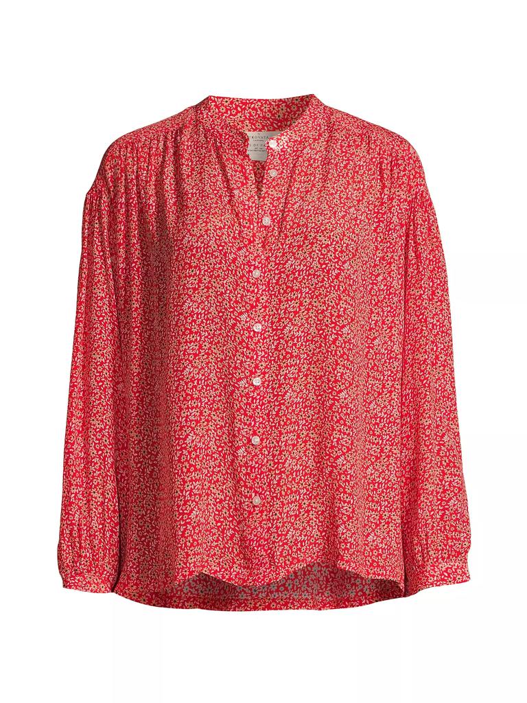 Birds of Paradis Lilly Floral Shirt