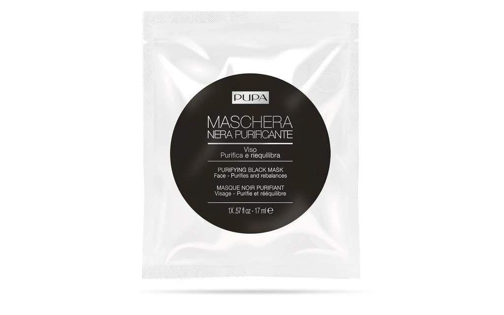PUPA Milano Purifying Black Mask by  for Unisex - 0.57 oz Mask