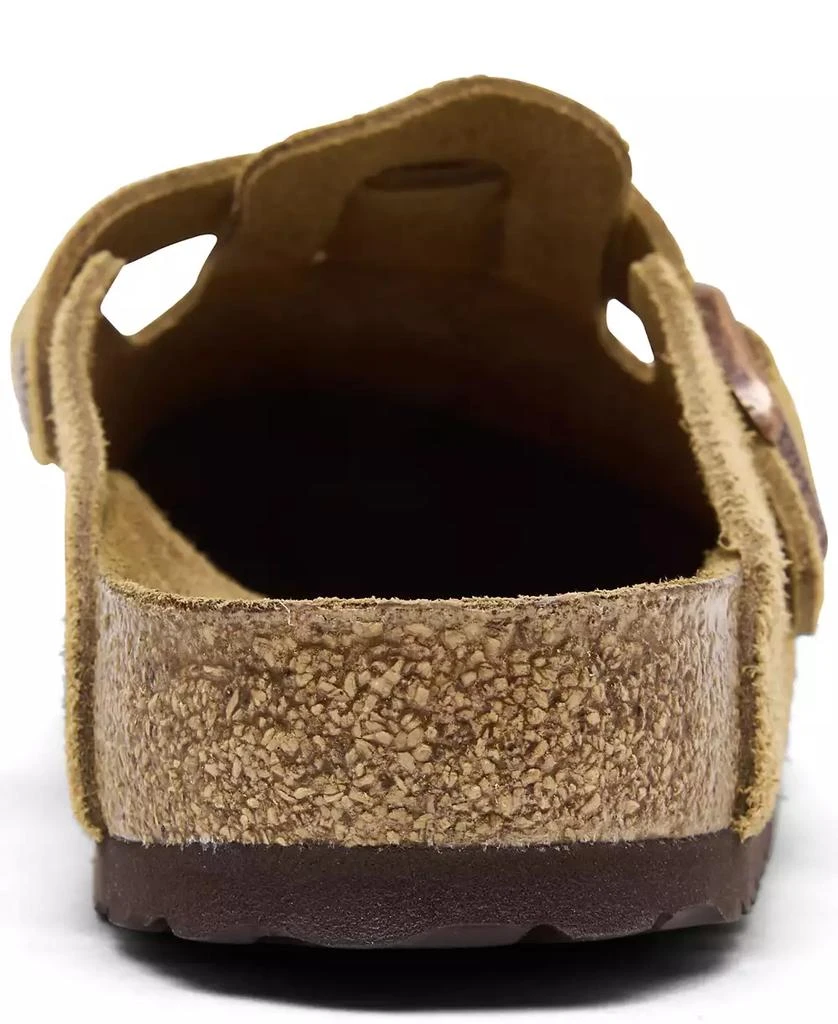 Birkenstock Men's Boston Suede Leather Birko-Flor Clogs from Finish Line 4
