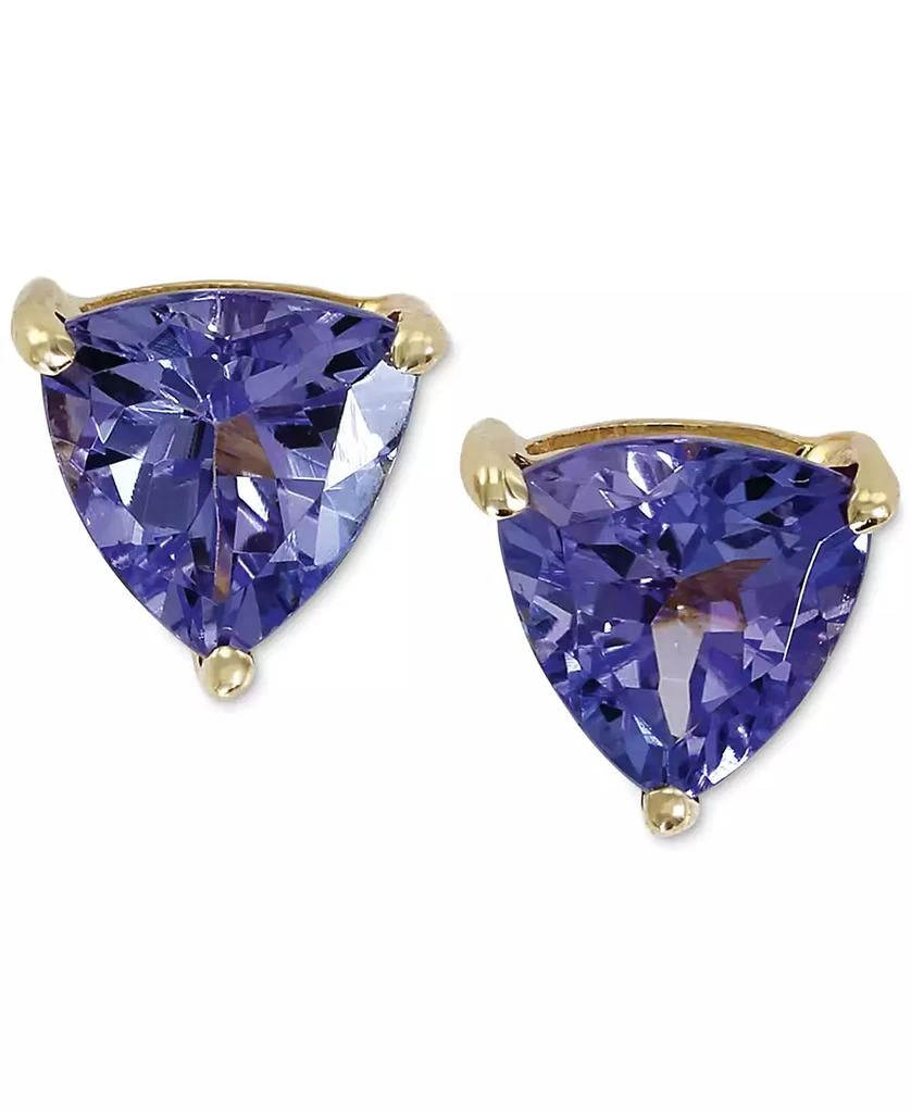 Effy EFFY® Tanzanite Stud Earrings in 14k Gold (1 ct. t.w.), Created for Macy's 1