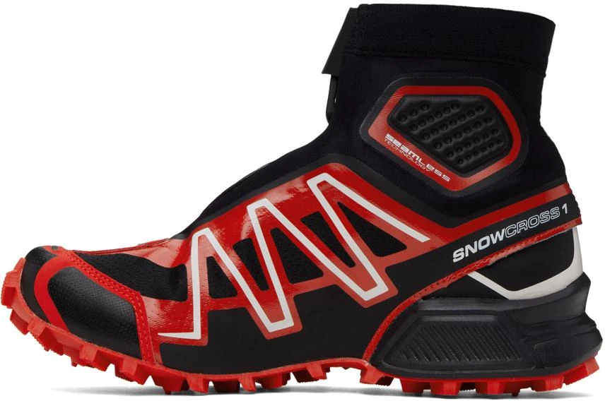 Salomon Black & Red Snowcross Sneakers 3