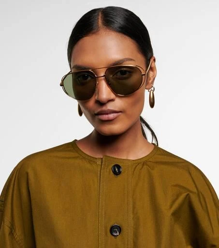 Bottega Veneta Aviator sunglasses 6