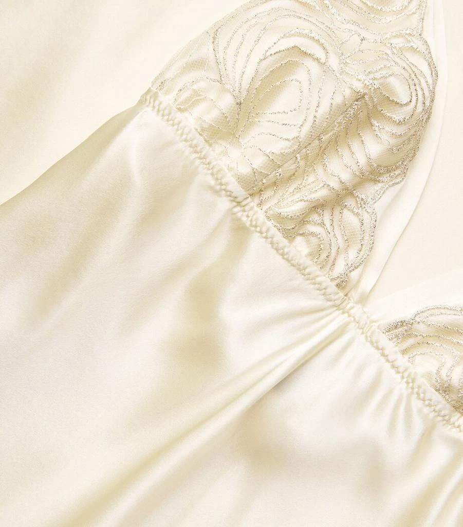 GILDA & PEARL Silk V-Neck Slip Dress 5