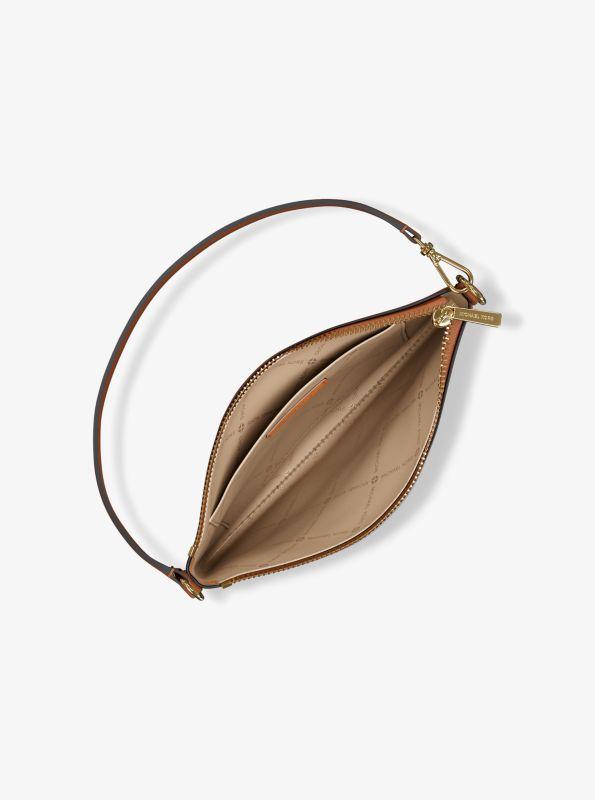 Michael Kors Jet Set Small Pebbled Leather Convertible Wristlet