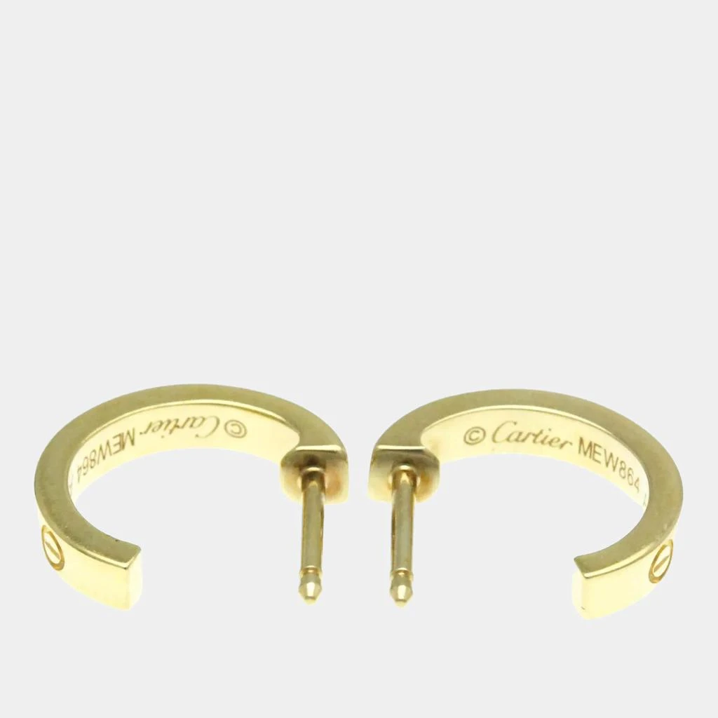 Cartier Cartier Love 18K Yellow Gold Baby Love Earrings 4