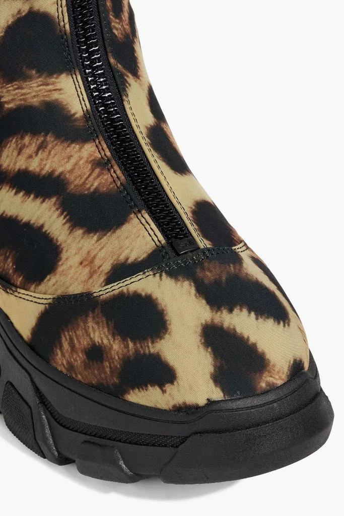 GOLDBERGH Stark leopard-print shell snow boots 4