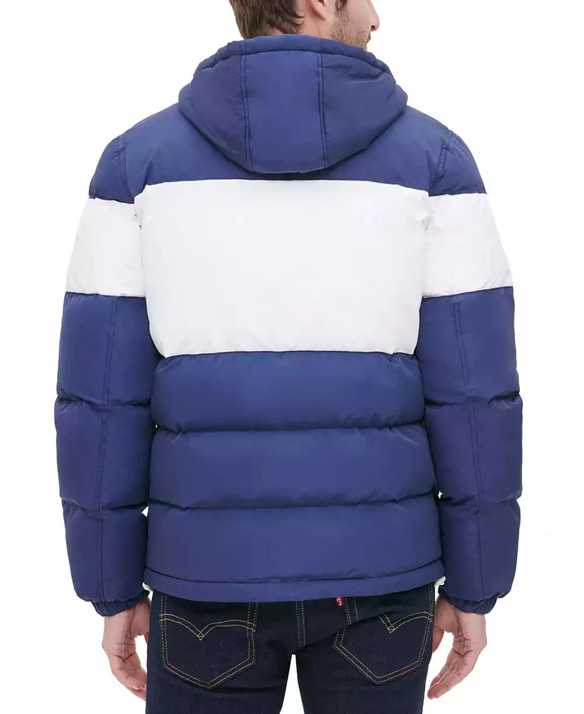 GUESS Men's Colorblock Hooded Puffer Jacket 2