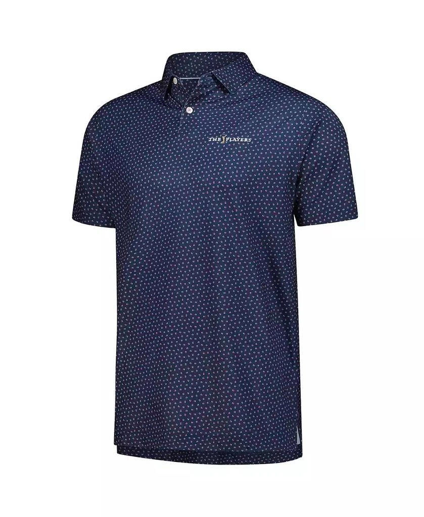 FootJoy Men's Navy THE PLAYERS ProDry Bounce Print Stretch Pique Polo Shirt 4