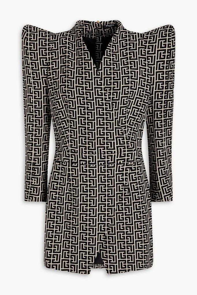 feather and leather dress La Divine