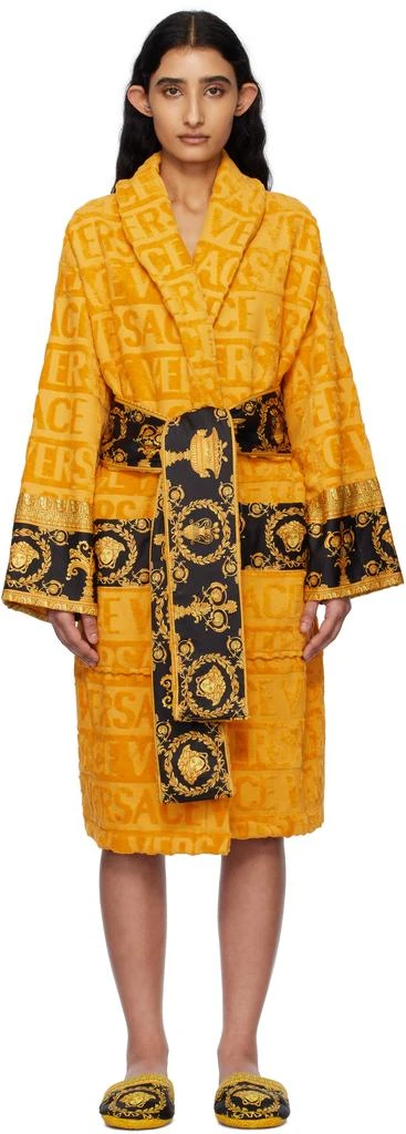 Versace Yellow 
I Heart Baroque
 Bathrobe
