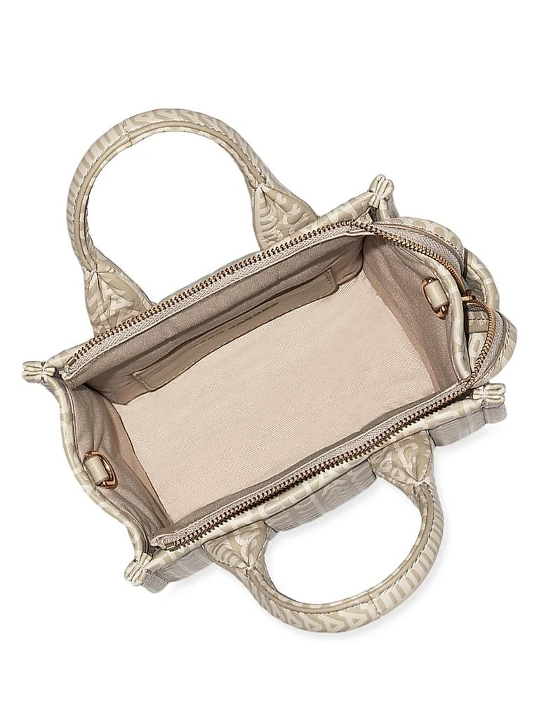 Marc Jacobs The Monogram Leather Crossbody Tote Bag 4