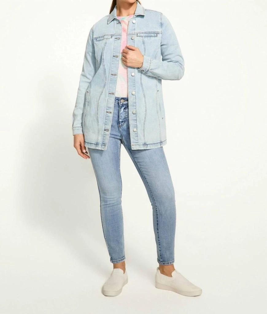 FDJ Fdj - Women
s Long Denim Jacket 3