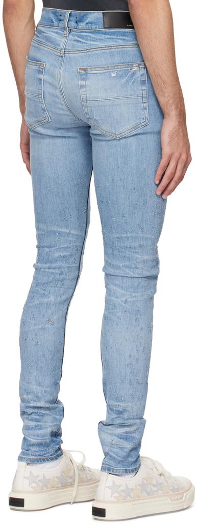 Blue Crystal Shotgun Jeans – On Sale Now with Up to 60% Off