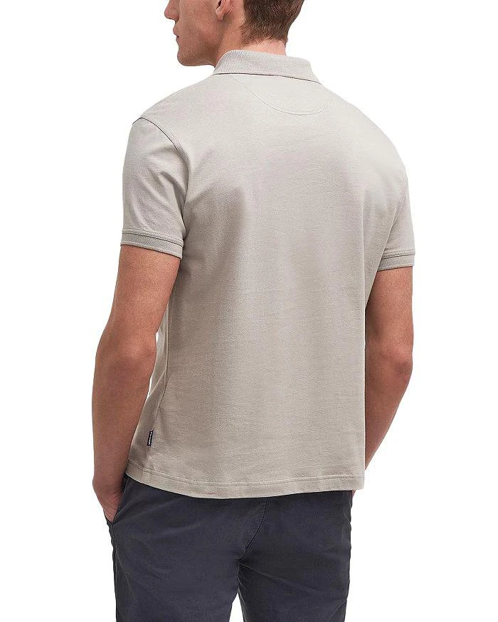 Barbour Hirstly Cotton Tartan Trimmed Pocket Polo Shirt 3
