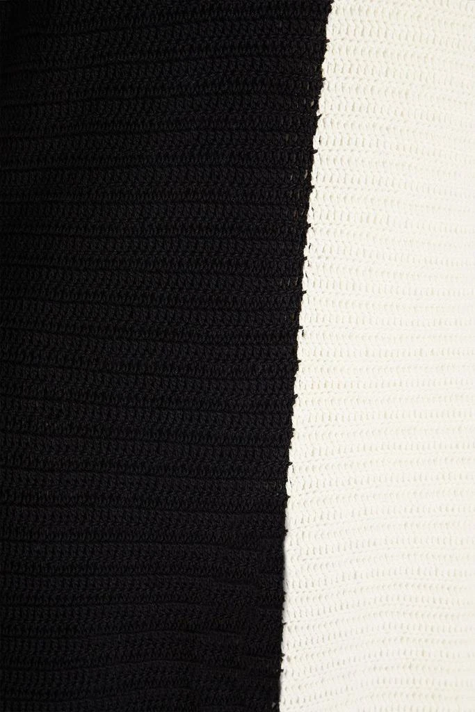 Zimmermann Two-tone crochet cotton midi dress 4
