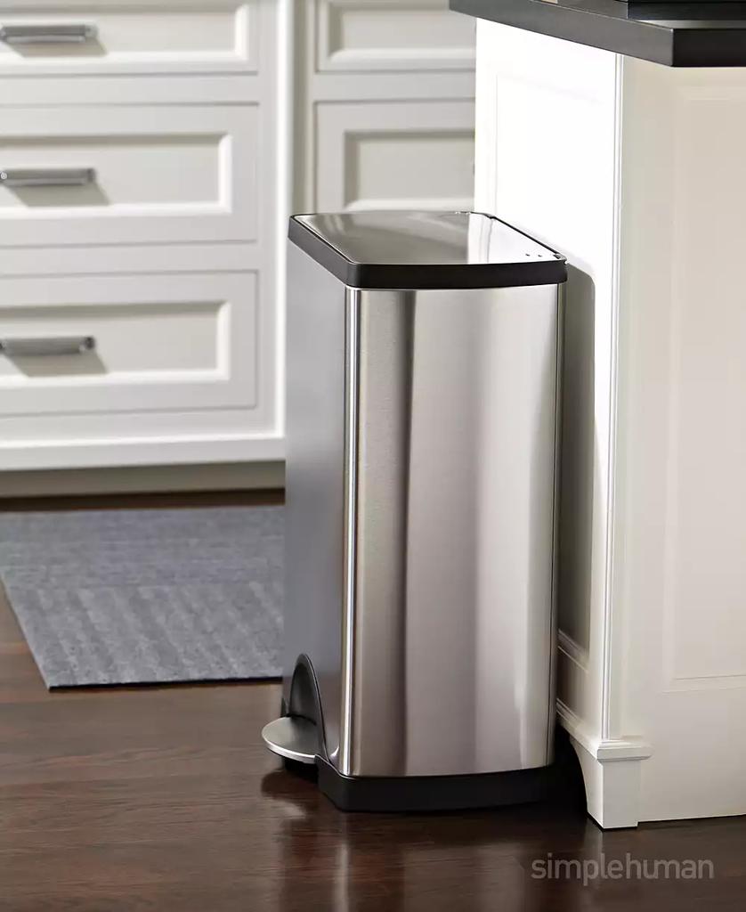 simplehuman 38-Liter Deluxe Rectangular Step Trash Can