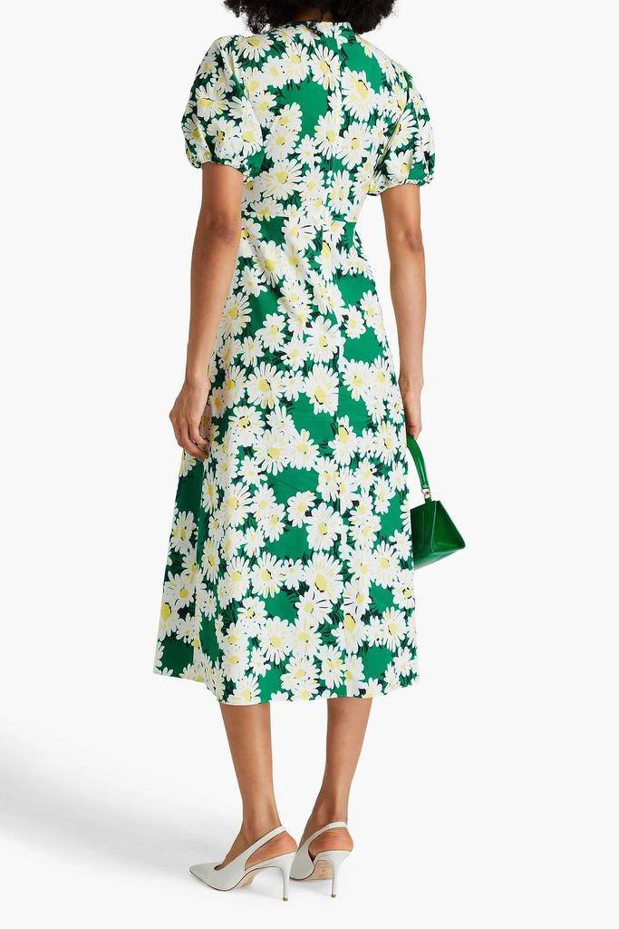 Diane von Furstenberg Majorie twisted floral-print cotton-blend poplin midi dress 3