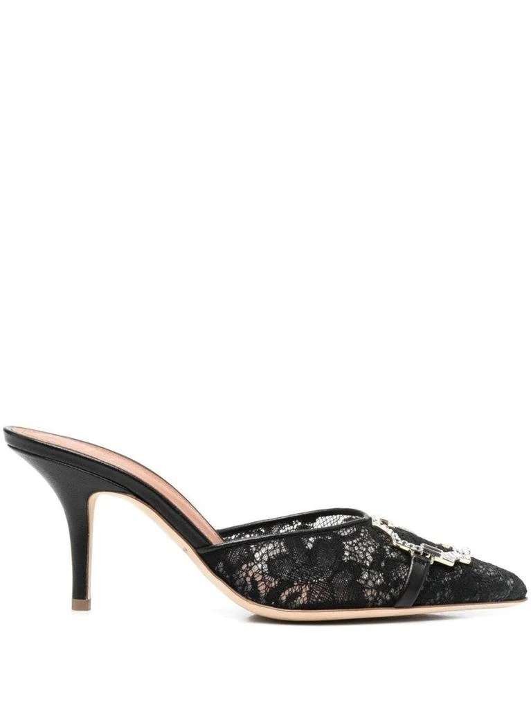 Malone Souliers Missy 70 Black Lace Stiletto M 1
