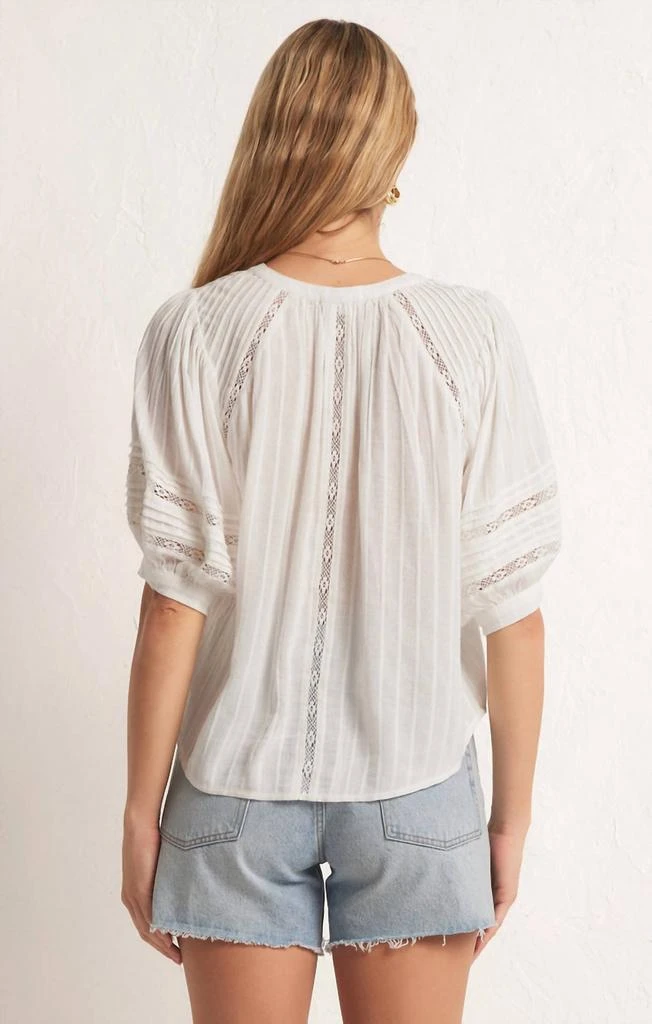 Z Supply Z Supply - Elliot Lace Inset Top 2