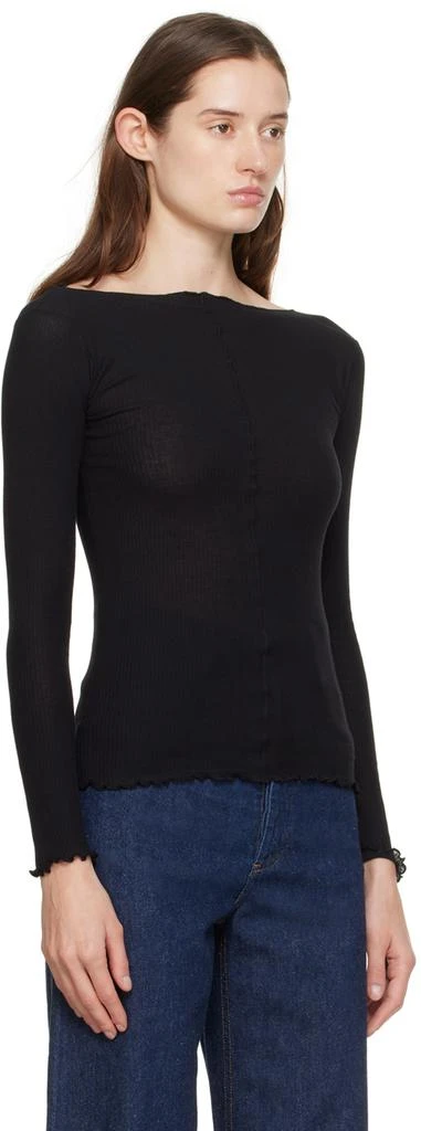 Baserange Black Pama Long Sleeve T-Shirt 2