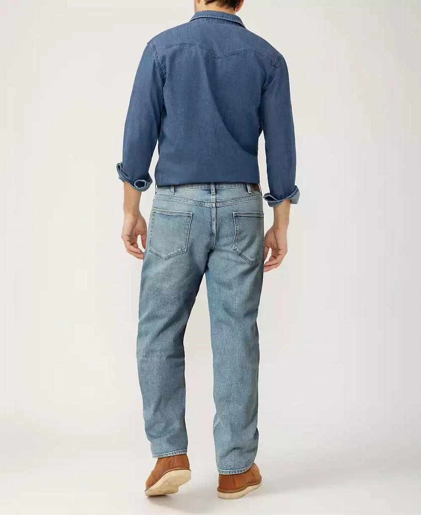 Silver Jeans Co. Men's Relaxed Fit Straight Leg Jeans 5