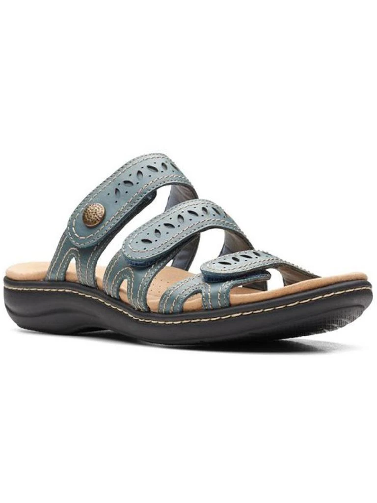 Clarks Laurieann Dee Womens Leather Comfort Flat Sandals 6
