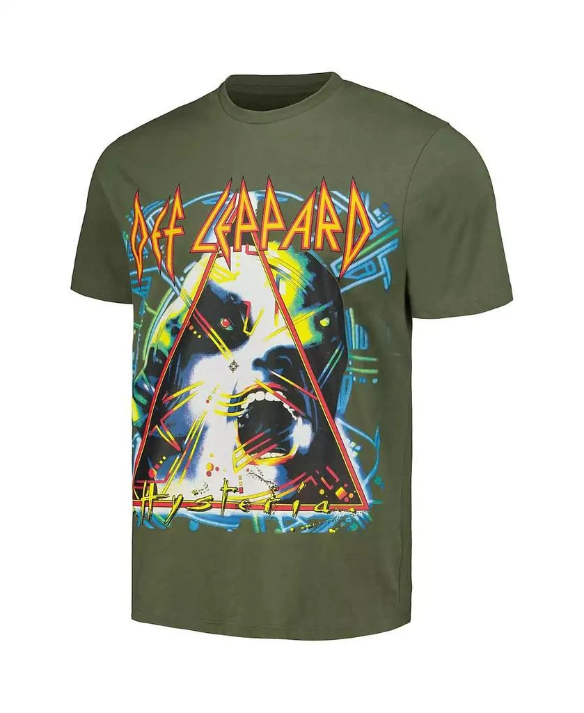 Reason Men's and Women's Olive Def Leppard Hysteria T-shirt 3