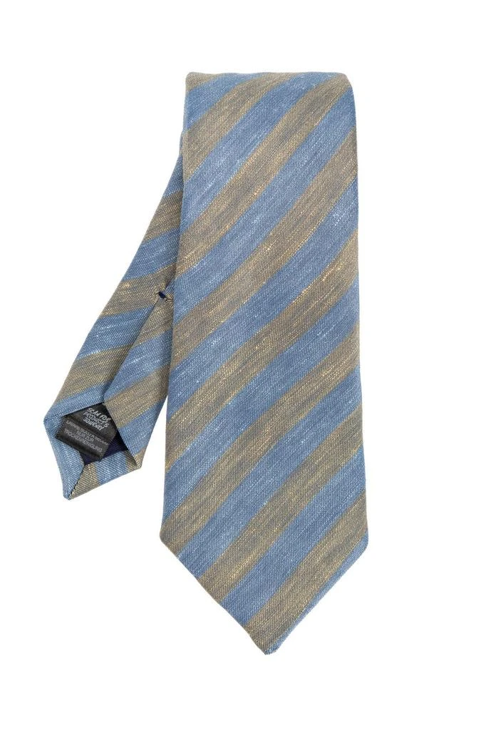 Paul Smith Paul Smith Striped Pointed Tip Tie 1