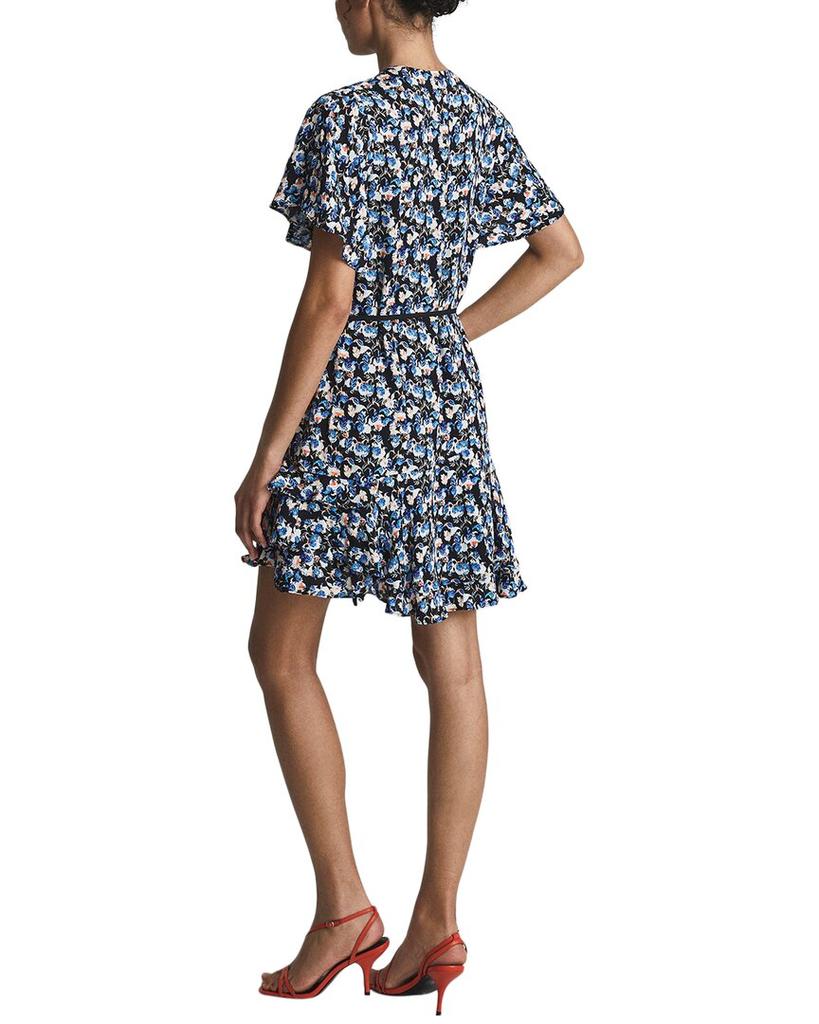REISS Lulu Ditsy Flippy Dress