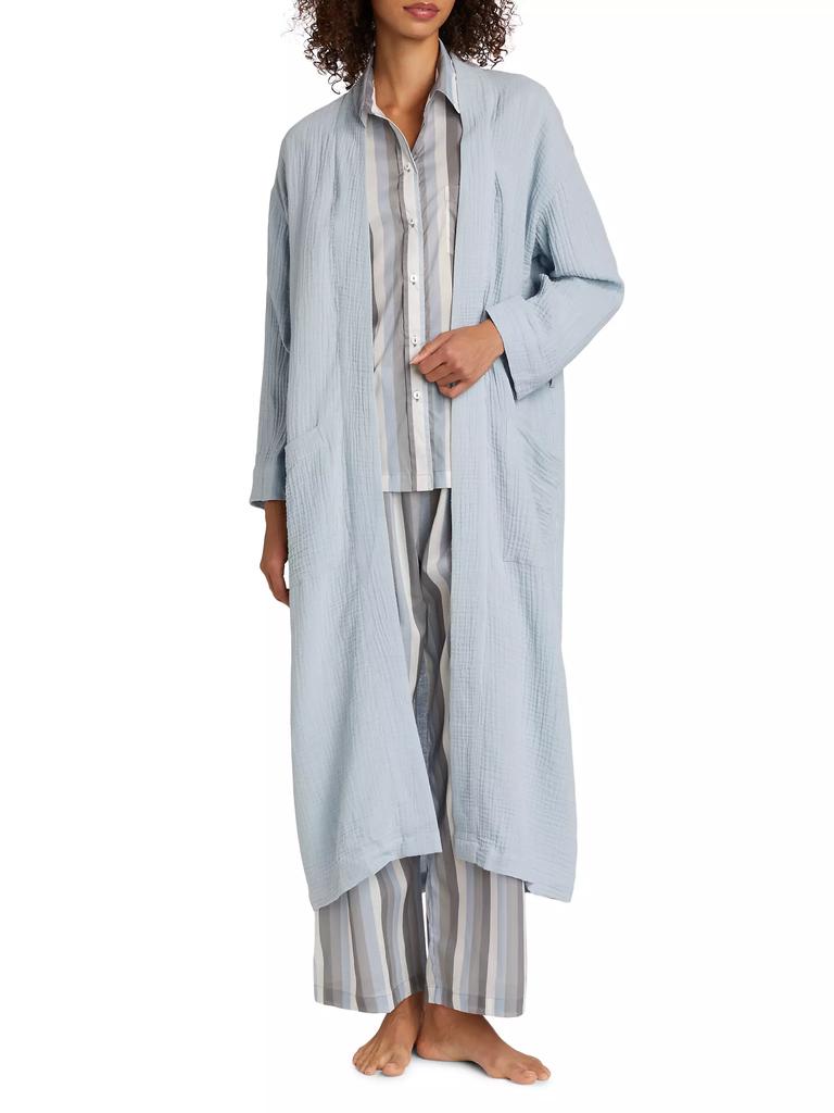 Pour Les Femmes Angel Cotton Gauze Long Robe