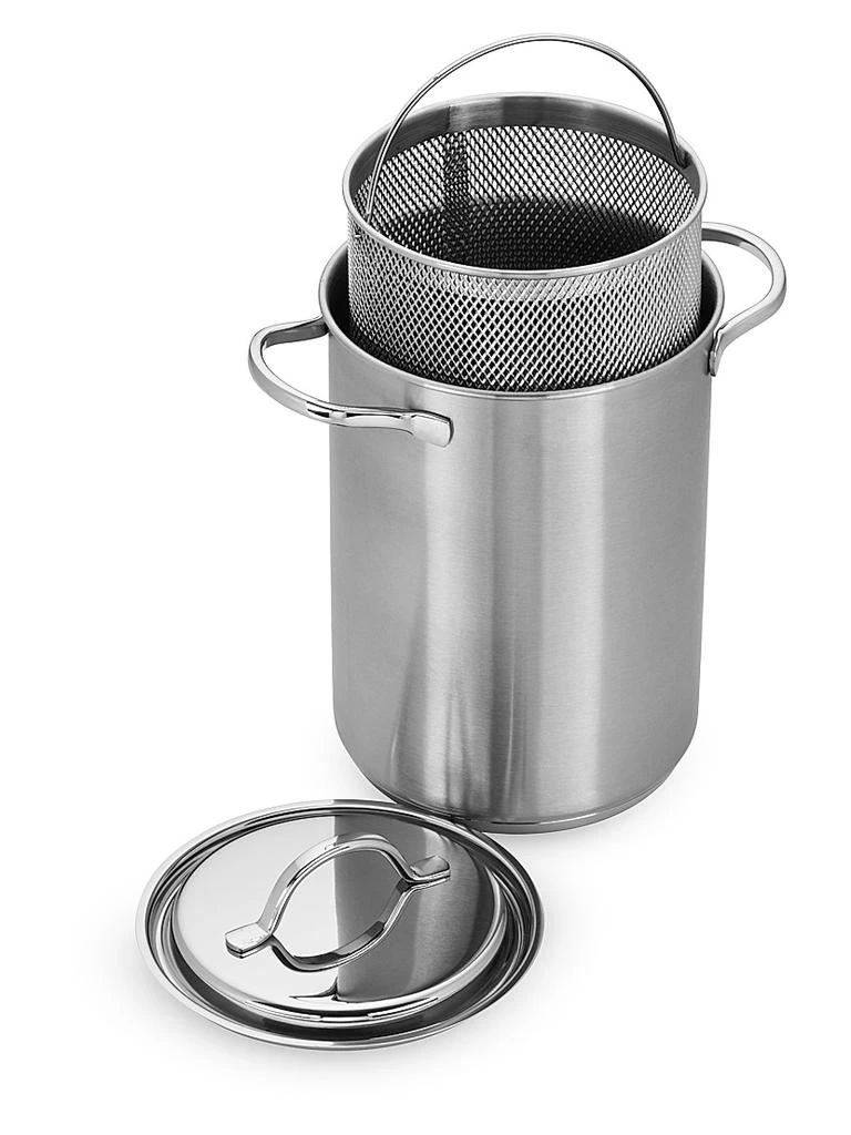 Demeyere Resto 4.8 Quart Stainless Steel Asparagus/Pasta Cooker Set 1