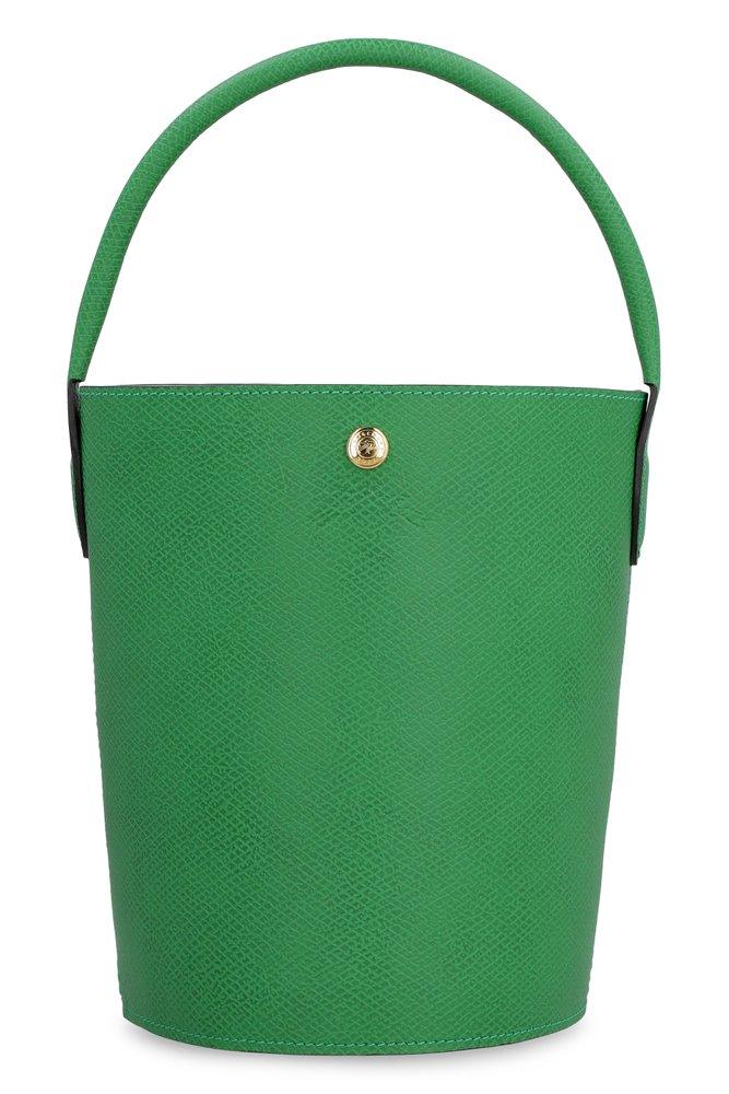 Longchamp Longchamp Épure Logo Embossed Small Bucket Bag