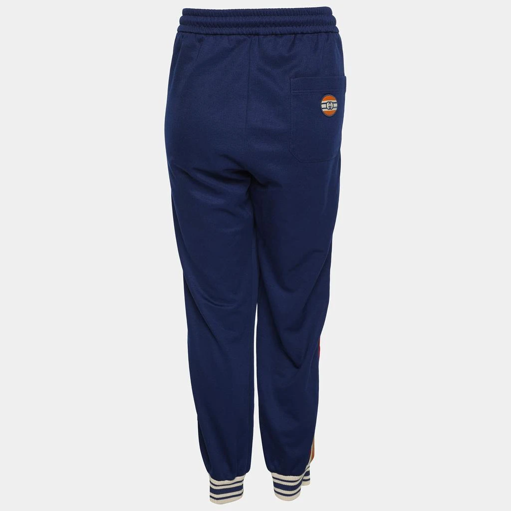 Gucci Gucci Colorblock Jersey Pattern Web Accent Varsity Track Pants L