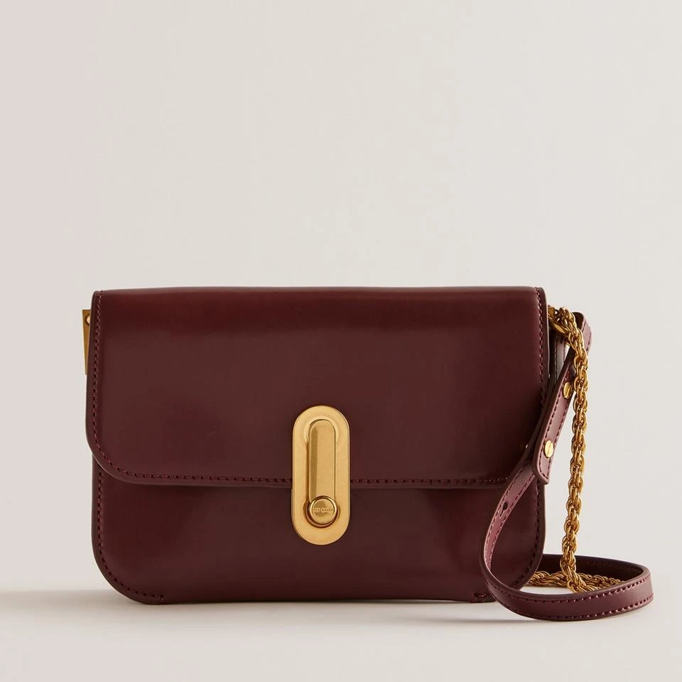 Ted Baker London Ted Baker Kkaysa Polished Leather Small Crossbody Bag 1